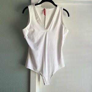 Spanx white tank bodysuit